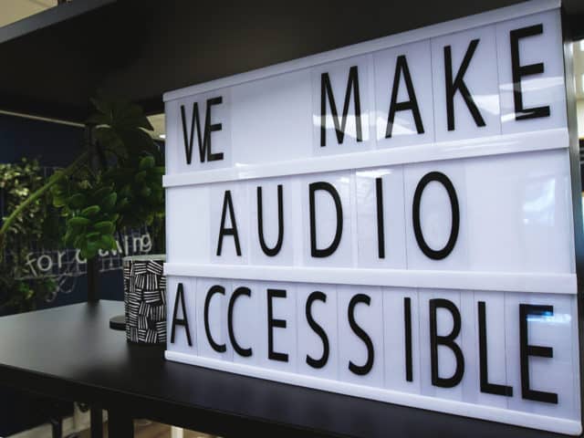 Rendiamo l'audio accessibile