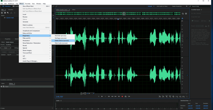 Hoe kan ik audiokwaliteit verbeteren met Adobe Audition: stap 4