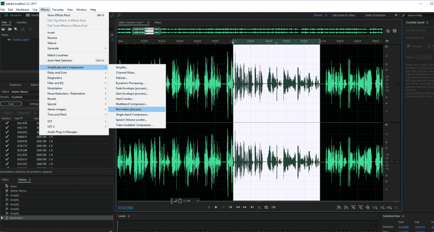 Hoe kan ik audiokwaliteit verbeteren met Adobe Audition: stap 6