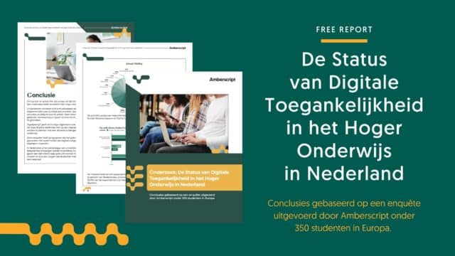 Onderzoek: De Status van Digitale Toegankelijkheid in het Hoger Onderwijs in Nederland