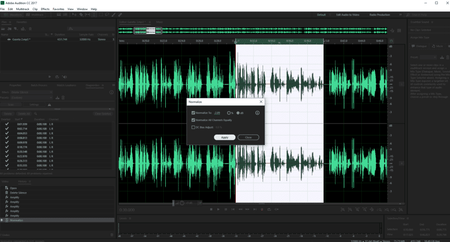 Hoe kan ik audiokwaliteit verbeteren met Adobe Audition: stap 7