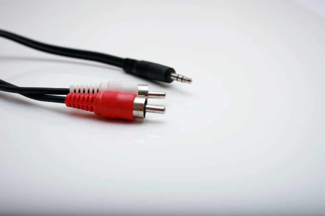 the RCA to 3.5mm cable and the male-to-male 3.5mm cable