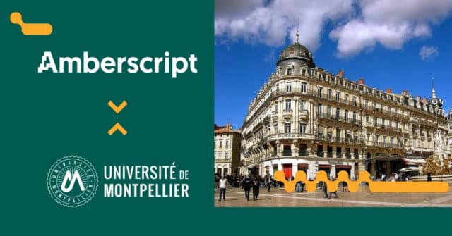 Verbatim transcription for research conducted at the University of Montpellier