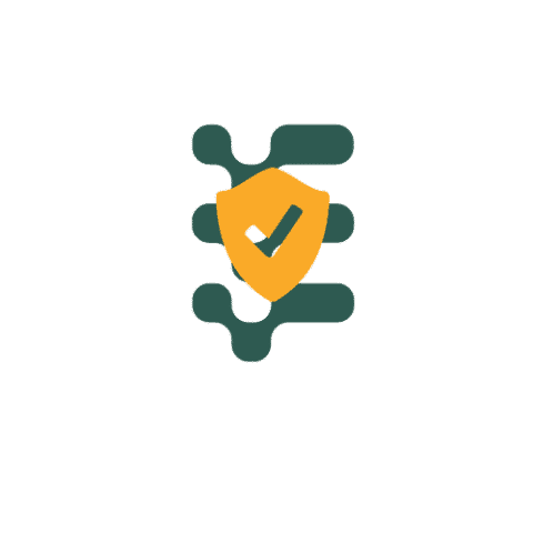 data security icon yellow