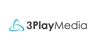 Logo van 3PlayMedia. Een ondertiteling en transcriptie bedrijf.